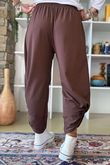 The Sunday Morning 7/8 Twist Pant Chocolate